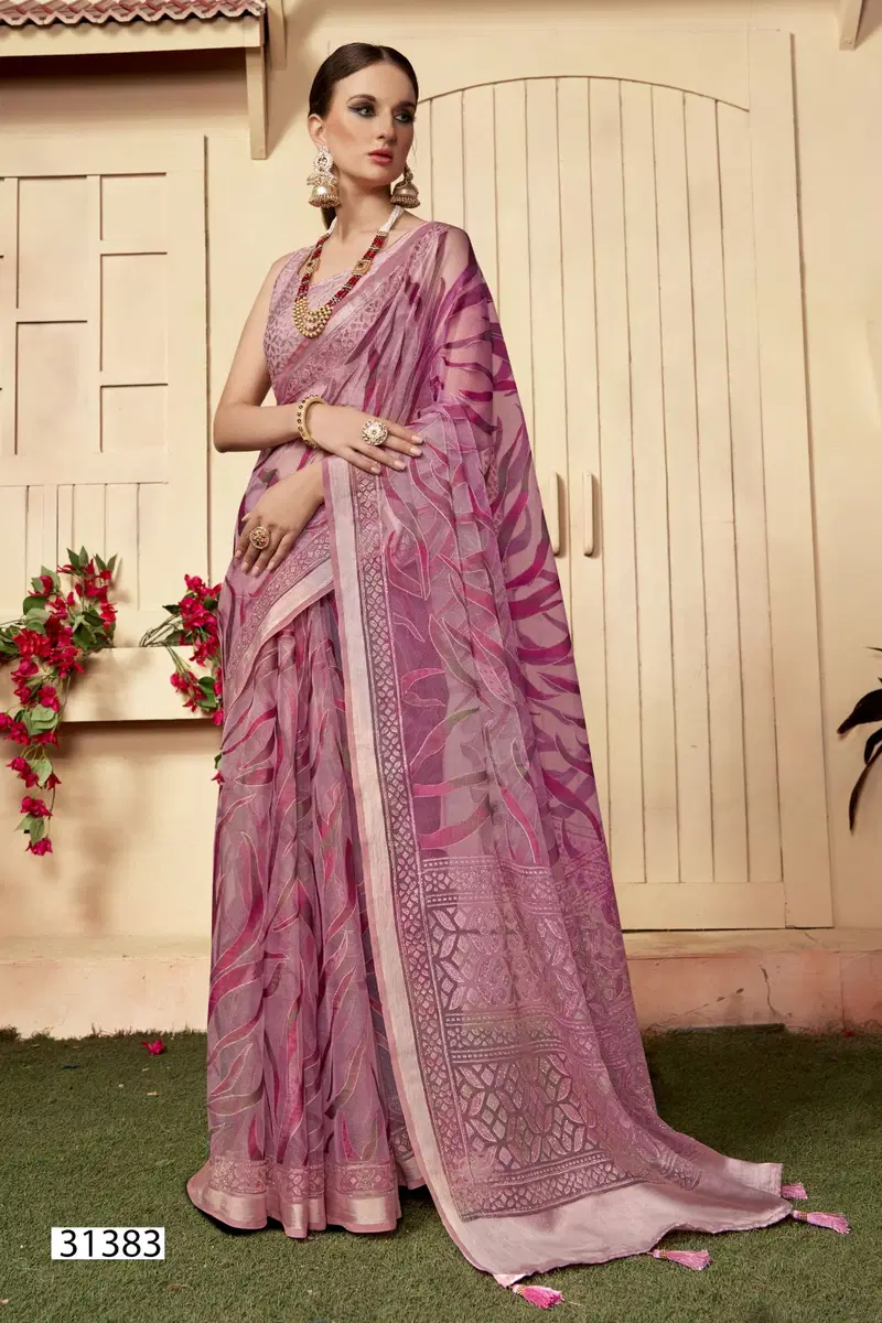 Dharmishtha Vol 2 By Vallabhi Tissue Printed Sarees Wholesale In India